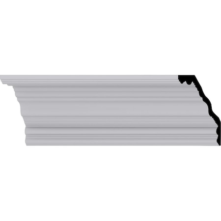 Ekena Millwork 8 1/2"H x 9 1/4"P x 12 1/2"F x 94 1/2"L Foster Cove Crown Moulding MLD09X09X13FO